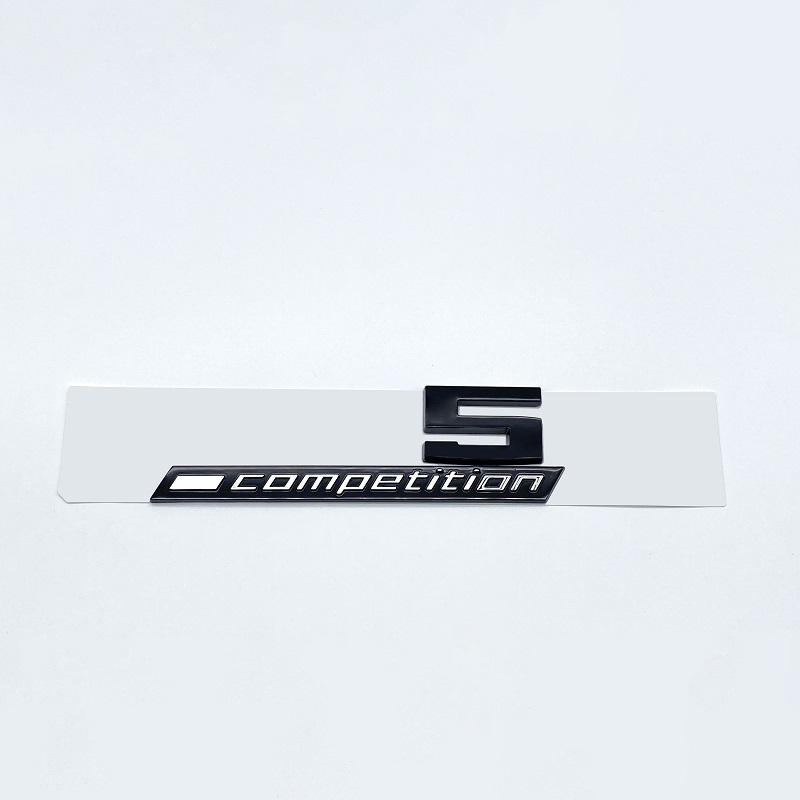Giossy Black 3D ABS COMPETITION ABS Emblem Thunder Edition For BMW M1 M2 M3 M4 M5 M6 M8 Car Trunk Badge Sticker