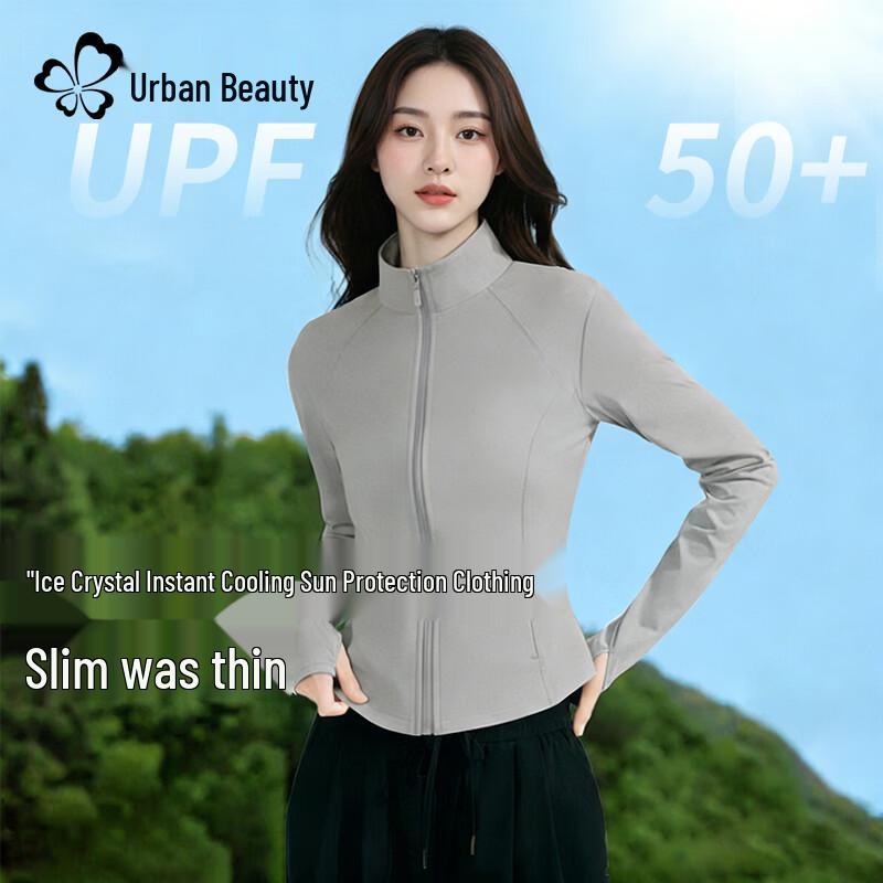 Women's Ice Silk Stand Collar Anti-UV Sun Protection Jacket