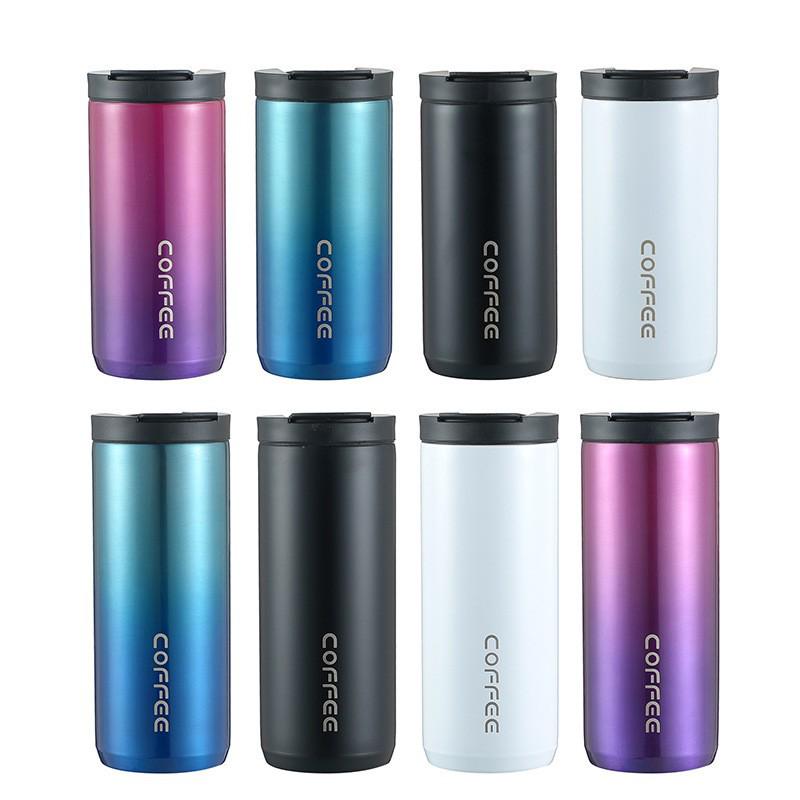 Personalized Gradient 304 Stainless Steel Insulated Coffee Cup