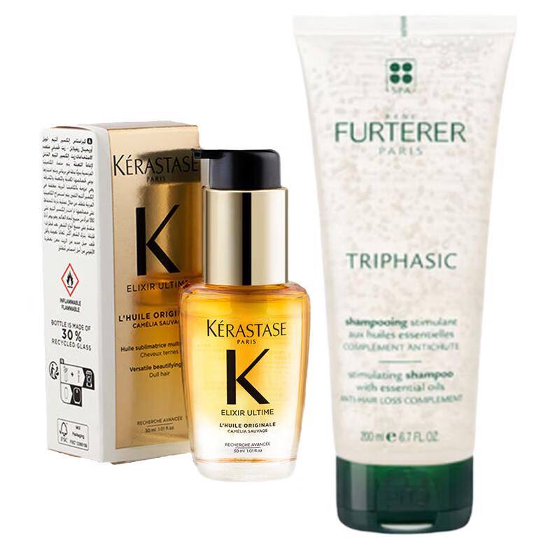

Kérastase Elixir Ultime Hair Oil & Genesis Shampoo Set