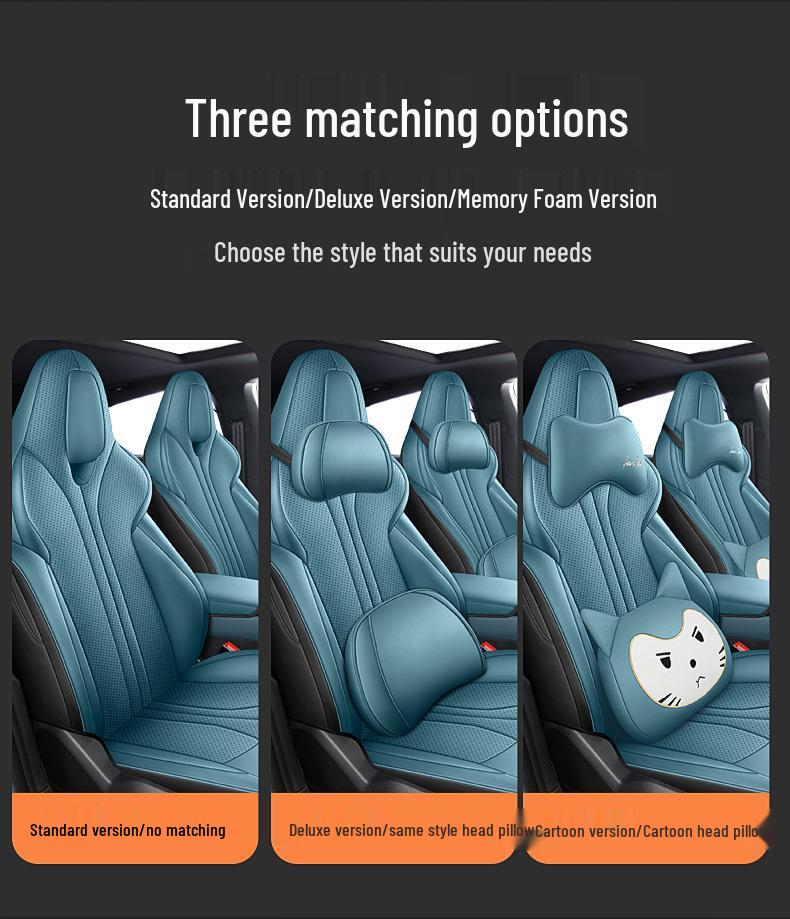 MG7 Full Wrap Leather Seat Cushion Cover - Universal for All Seasons