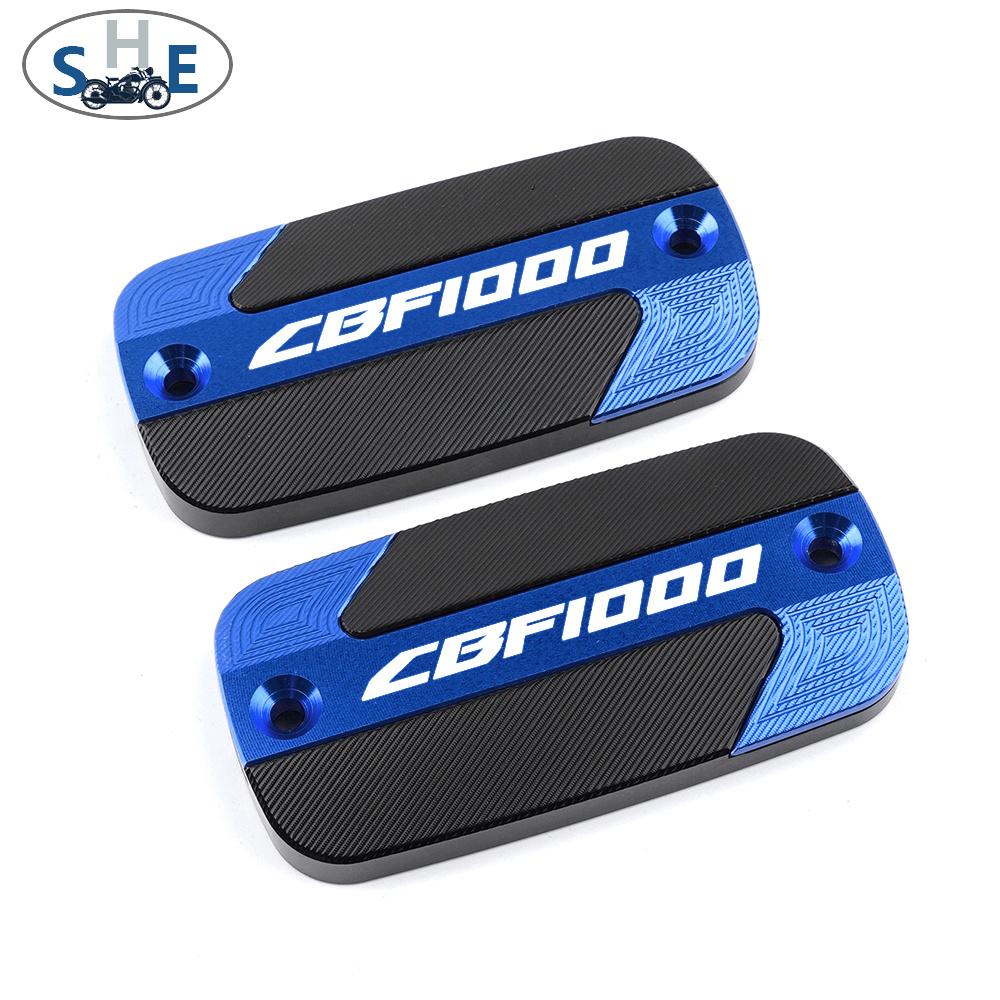 For Honda CBF1000 CBF1000F CBF1000FA Motorcycle CNC Aluminum Accessories Front Brake Fluid Reservoir Cover Cylinder Oil Tank Cap
