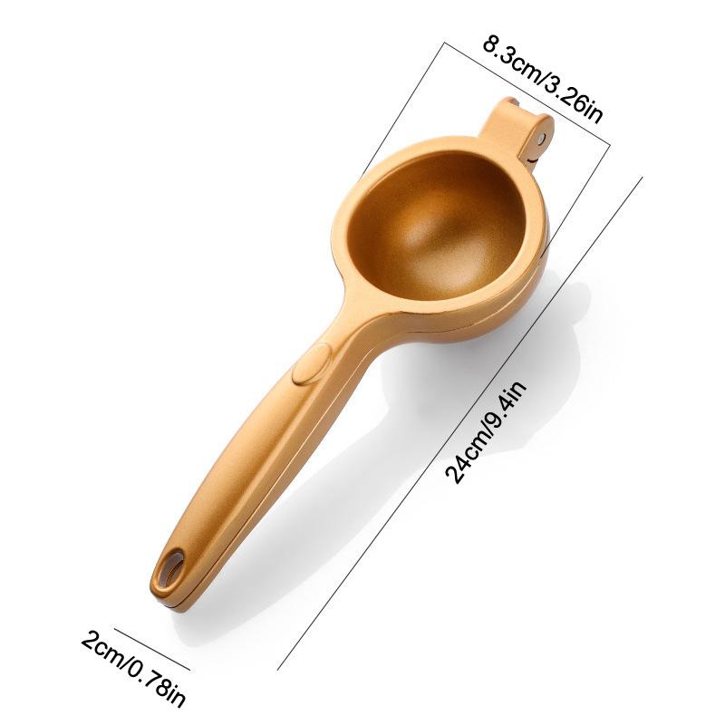 

Бытовая ручная соковыжималка для фруктов и лимонов из алюминиевого сплава, пресс-машина для цитрусовых, апельсинов, долговечный кухонный инструмент золотой