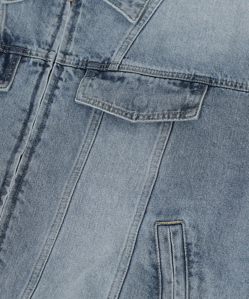 Standarderror 87-Stan119 [Classic] Vintage Washed Work Denim Jacket Light Indigo