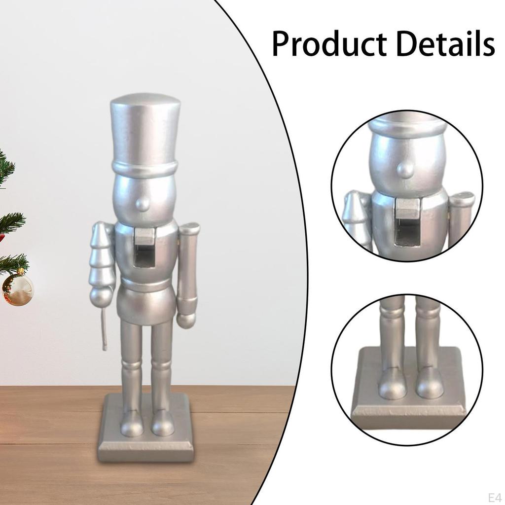 Christmas Nutcracker Figurine Decorative Statue Decoration Desktop Ornament Puppet for