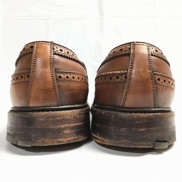 Vyrobeno 1968? FLORSHEIM Kenmoor Boty Long Wingtip Velikost 10.5C (27.027.5cm) Imperial Vintage Pánské(POUŽITÝ)