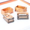 1Pcs Box Hollow Frame Storage Model Miniture Simulation Parts Decoration Accessories Toys