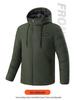 Heated Unisex USB Hooded Winter Jacket with Constant Temperature