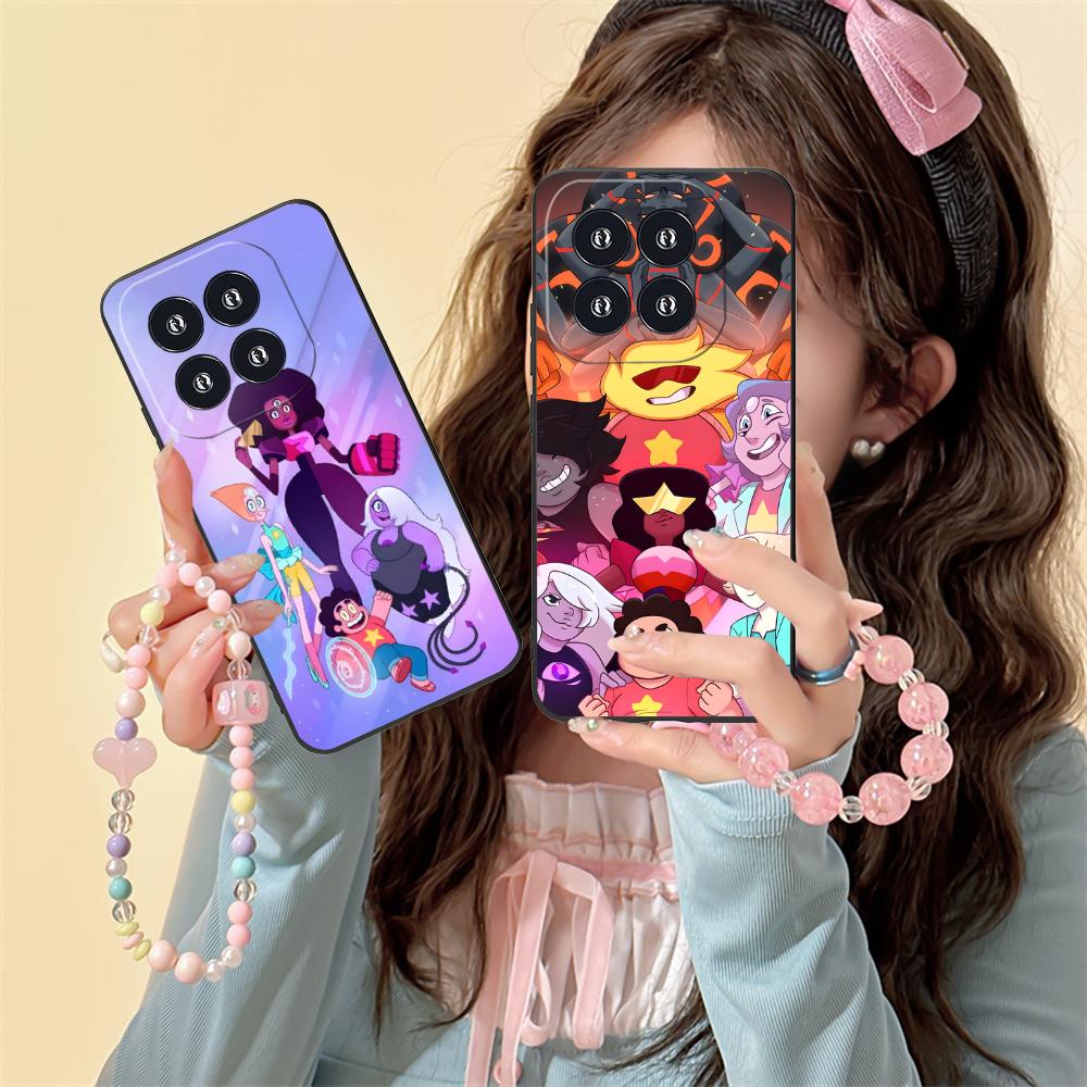 Steven Universe Mobile Phone Case for Xiaomi 15 14 13 12 Mi 11 T Ultra Lite Pro S X 5G Colour Protective Cover Pretty Luxury