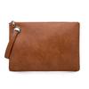 Fashion Handbags Women Soft PU Leather Daily Clutch Bag Ladies Evening Envelope Bag Portable Female Wristlet Purse Cellphone Bag