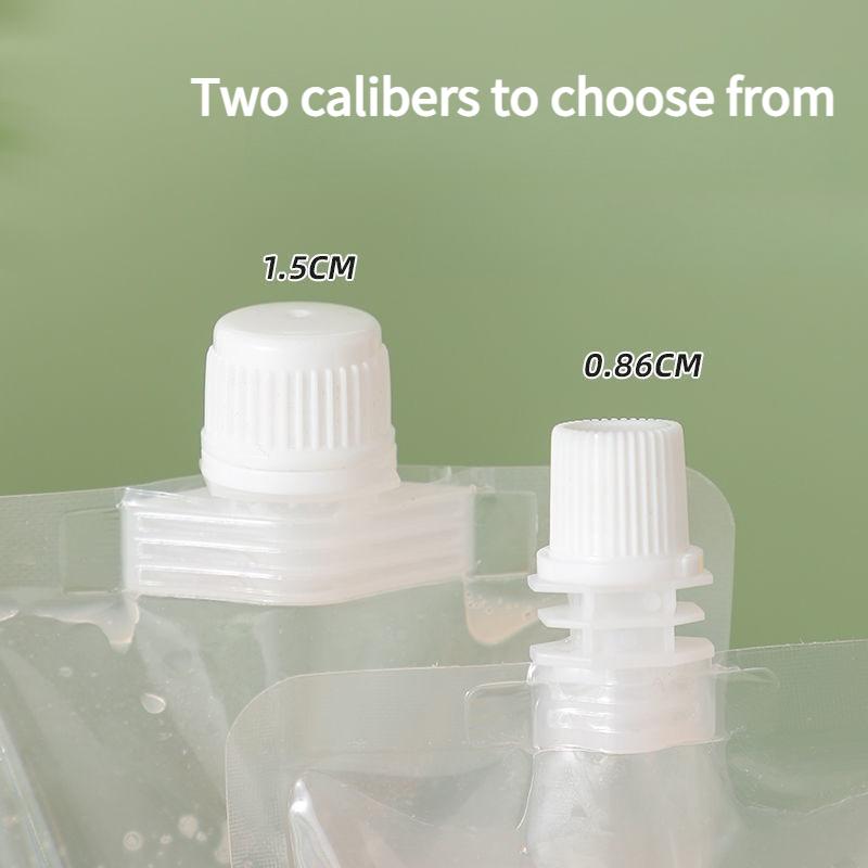 Transparent Self-supporting Suction Nozzle Bag Beverage Soybean Milk Coffee Pouch Disposable Explosion Proof and Leak Proof Sealing Packaging Bags
