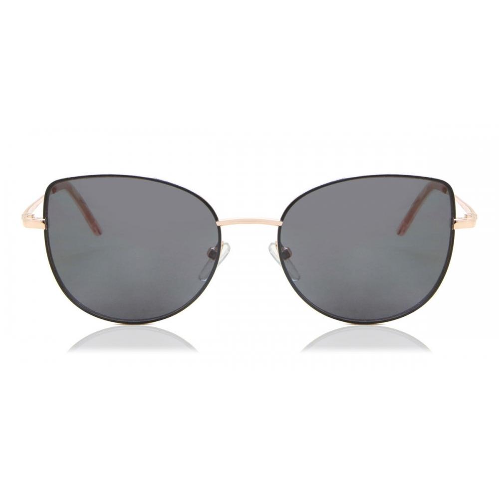 

Full Rim Cat Eye Black RoSe Gold Smartbuy Collection Sammie S SS L119a faShion uniSex SunglaSSeS Black Rose Gold/53-17-140
