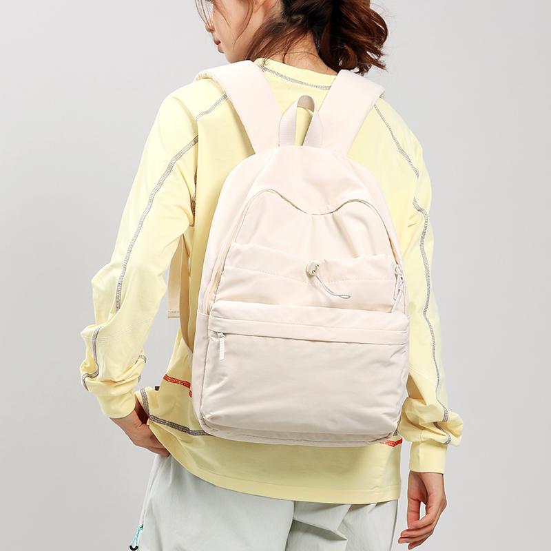 Women's Lightweight Nylon Backpack Casual Daily Waterproof Travel Backpack for Girls Ladies Simple Solid Color School Bag Outdoor Small Backpacks
