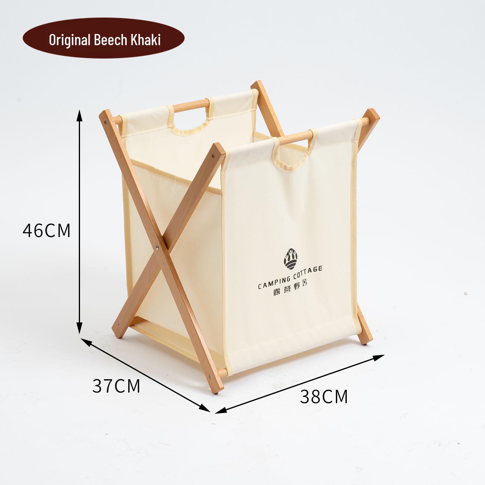 Складная корзина для белья и хранения из массива дерева для ванной комнаты или улицы 2060₽