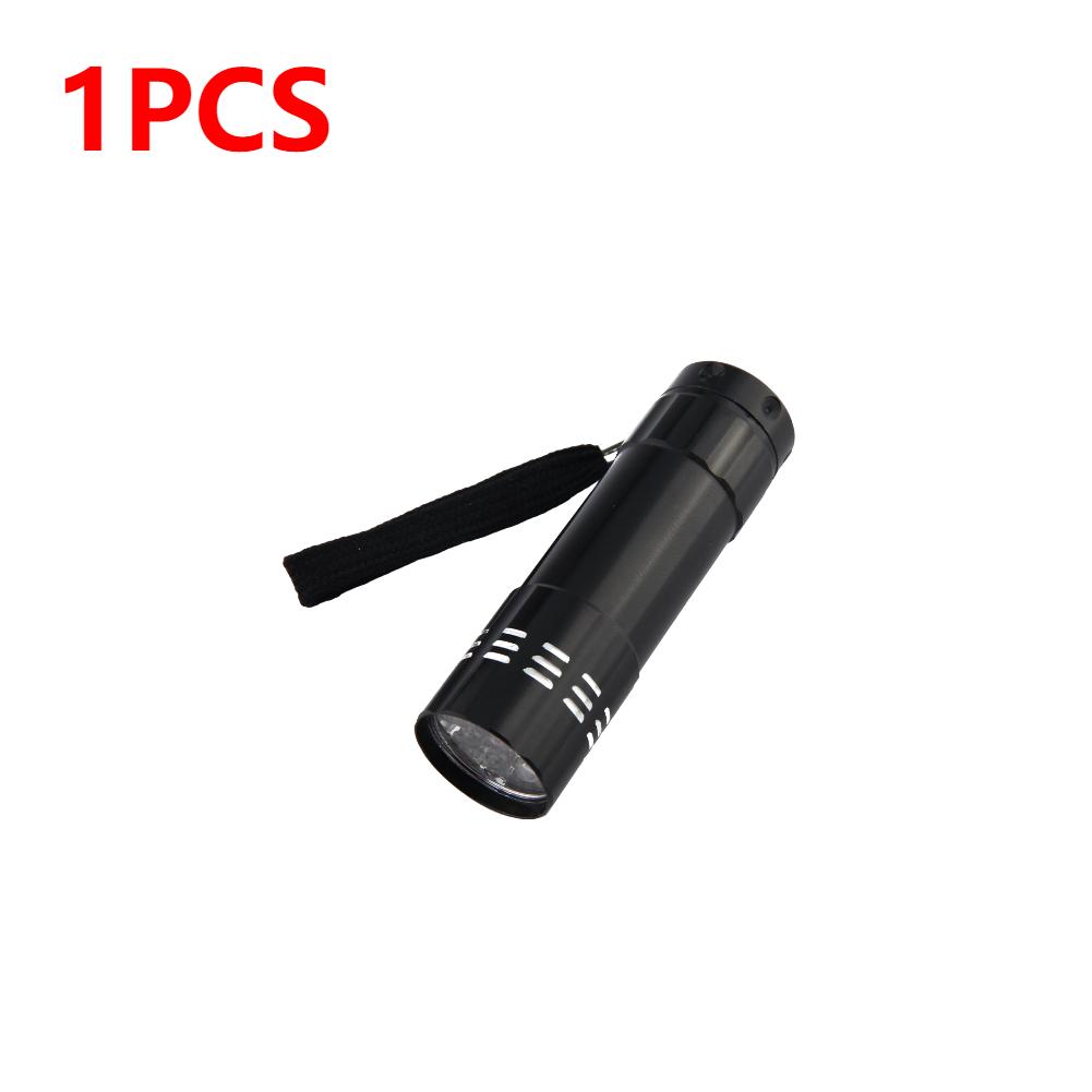 

1-10PCS UV Ultraviolet Flashlight Blacklight 395NM Mini Torch Flash Lamp For Pet Urine Stains Portable Black Light Flashlights