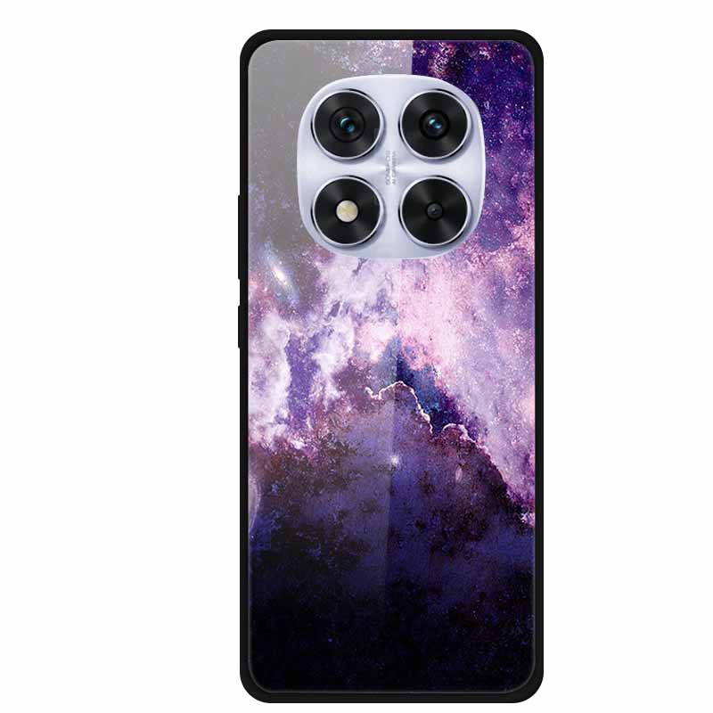 Tempered Glass Case For Redmi Note 14 Pro Coque 14Pro Flowers Phone Cases For Xiaomi Redmi Note14 Pro Hard Back Cover Case Funda