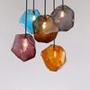 Simple Stone Glass Pendant Light Colorful Indoorp The Restaurant Dining Room Bar Cafe Shop Lighting Fixture