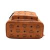 MCM Stark Classic Monogram Print Double-Sided Studded Canvas And Leather Backpack Unisex Backpack Brown Cognac MMKAAVE10CO001