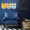 3Pcs/Set Airplane Window Decal Three-dimensional Self Adhesive Window View Landscape Wall Decor Airplane Wall Stickers for Home
