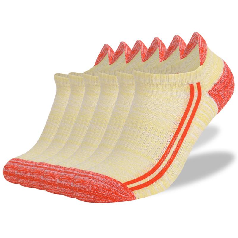 

6 пар профессиональных носков для бега для женщин/мужчин, для спорта на открытом воздухе, дышащие, утолщенные, с амортизацией, для фитнеса, походов, с низким вырезом, короткие носки до щиколотки M US 8-12 EU39-44