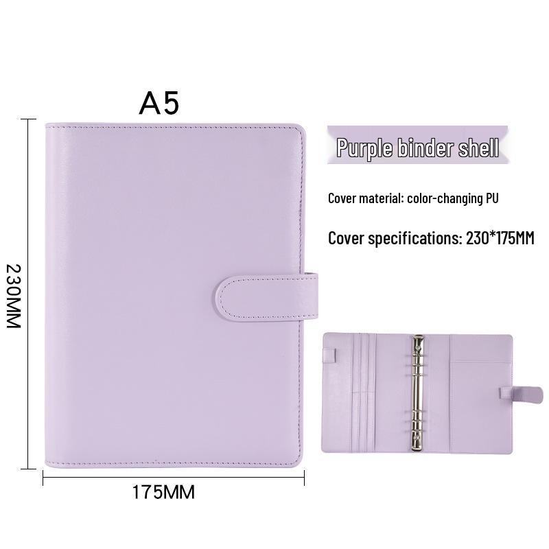 Macaron Minimalist Loose-Leaf Notebooks: A5, A6 Travel, and A7 Pocket Korean Creative Stationery Budget Books
