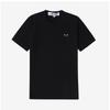 Comme DeS GarconS P1T064 1  Ax T064 051 1  Play Play Black Heart Waffen Men S Short Sleeve Tee