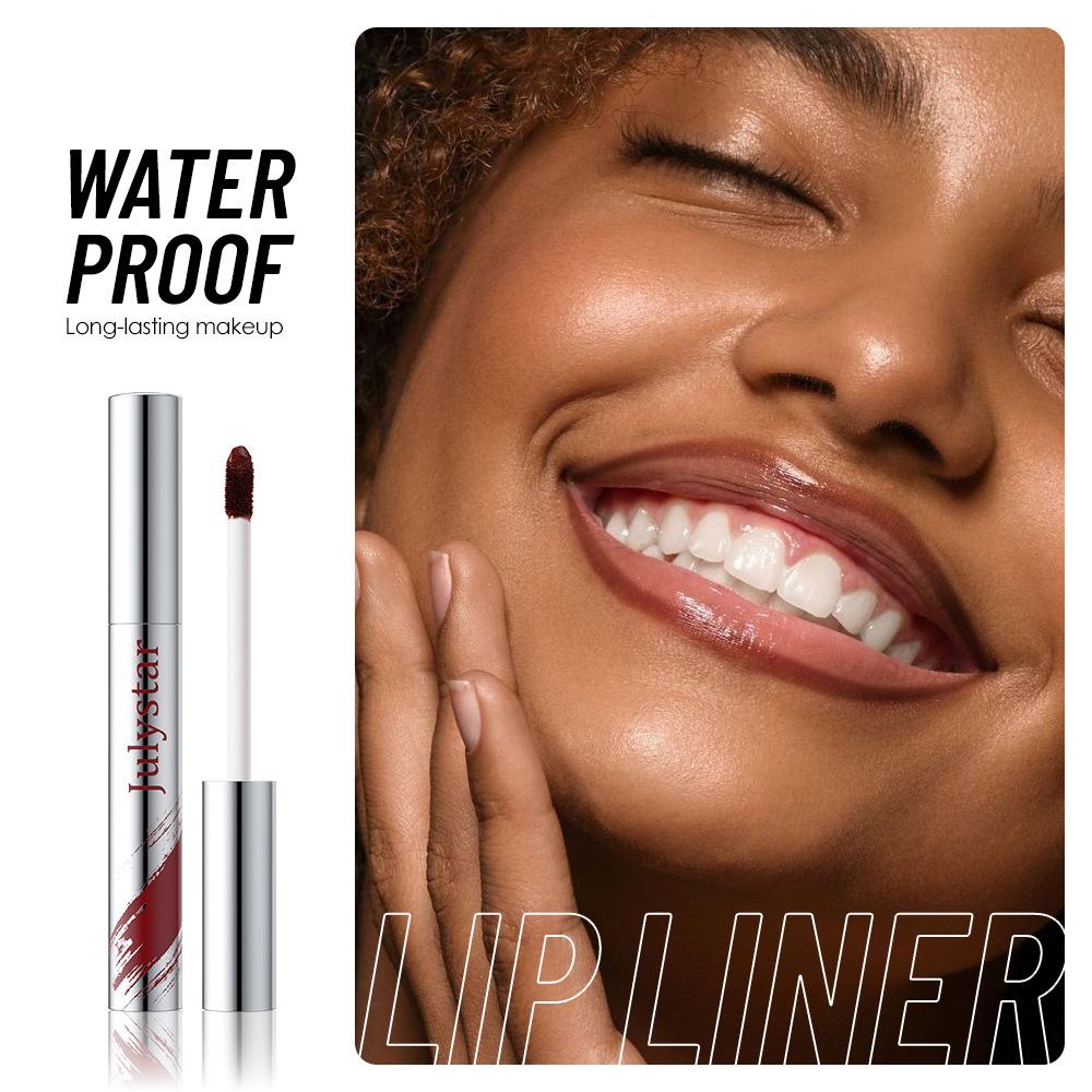 5pcs Tear Lip Glaze Matte Lip Liner, Long-lasting Waterproof and Sweat-proof, Dye Lip and Leave a Background Color, Tear Lipstick Set.