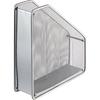 Magazine Rack - HELIT - H2518000 - Mesh Steel - Silver - DIN A4