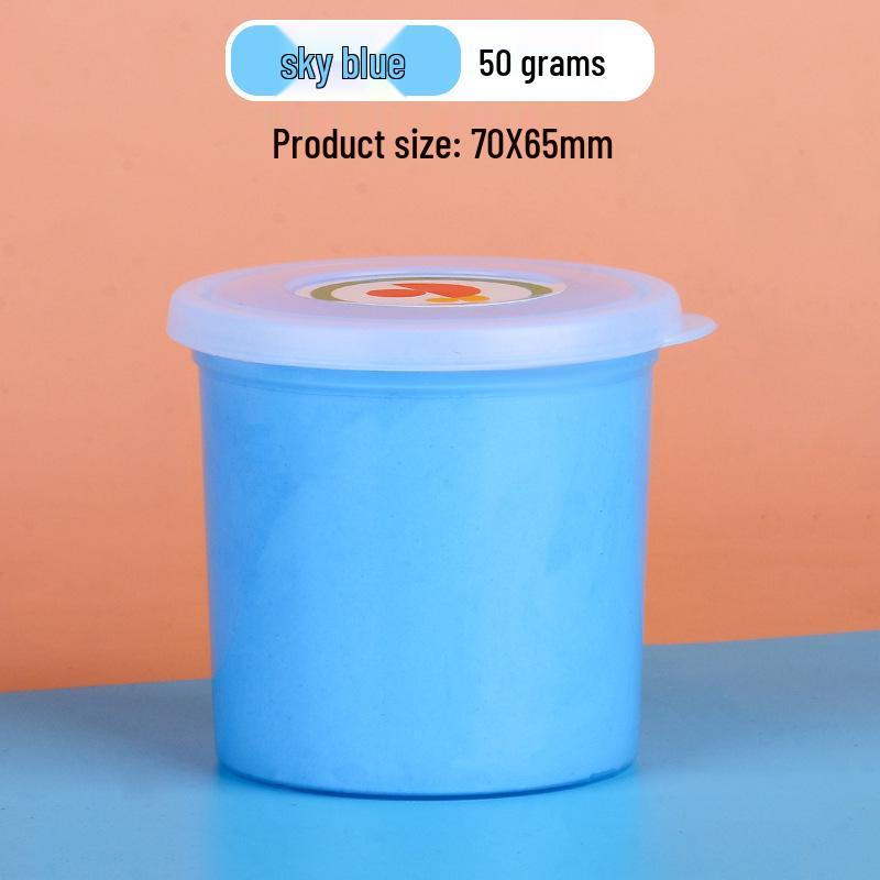 50g Large Jar Pack: Super Light Nontoxic Colored Clay for Kids' DIY Crafts and Toys