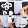 100pcs 0.8-1.5cm Doll DIY Activity Eyes Black/Color Handmade Decoration Eyes & Adhesive Backing Handmade Material Accessories