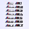 Černé digitální samolepky s písmeny pro znak BMW: Úpravy bočních a zadních vík M1-M8