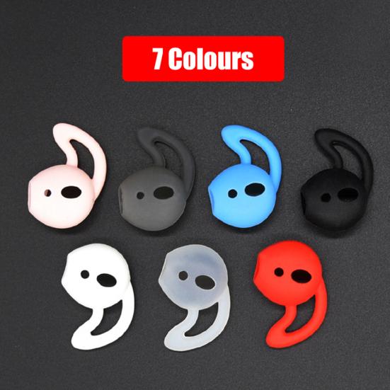 1 Pair Silicone Anti-drop Ear Hook Protector Cover Case for AirPods 1/2 for Ear-pods
