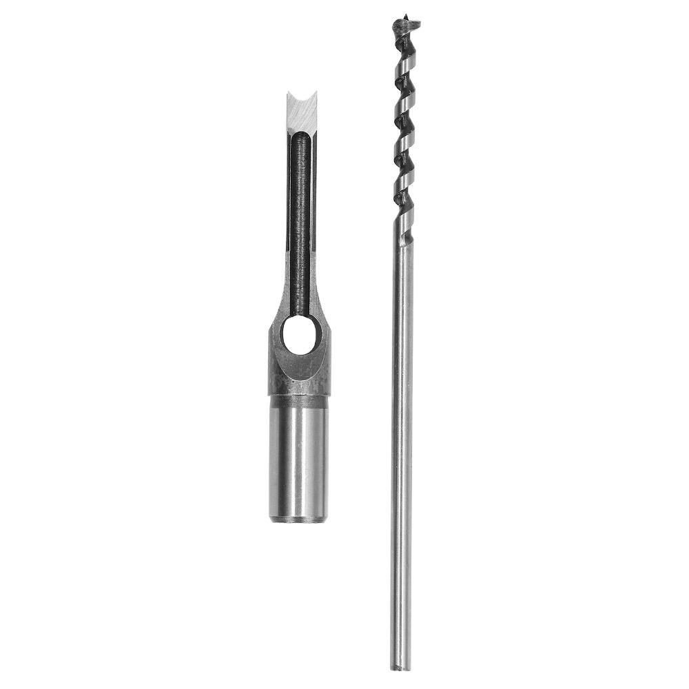 Alloy Steel Square Hole Drill Bit Power Tool 1/4(6.4mm)5/16(8mm)3/8(9.5mm)1/2(12.7mm)14mm(0.55in)16mm(0.63in) Mortiser Drill Bit