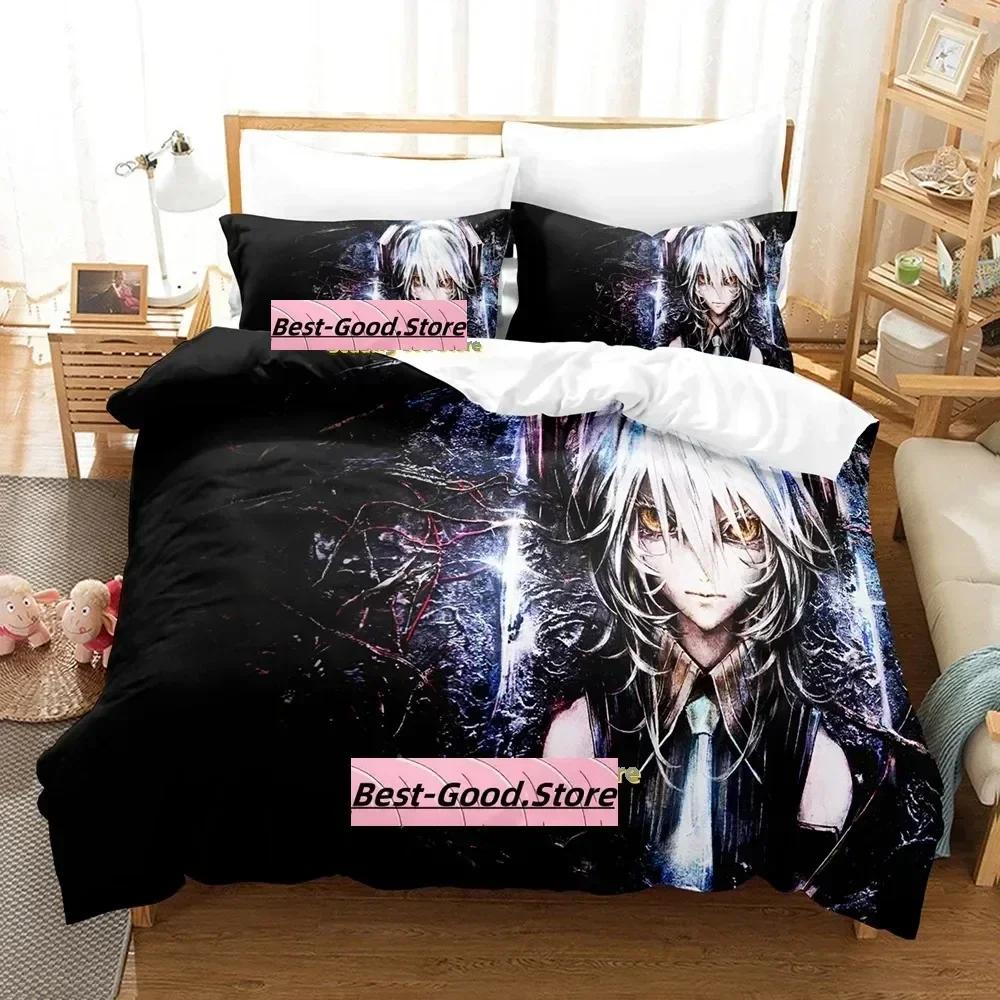Anime Vocaloid Bedding Set Printed Bed Set With Pillowcase Bed Duvet Cover Soft Single Double Queen Super King Size Bedroom