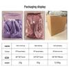 Solid Color Faux Silk Satin Sleep Cap - Hair Protection Wide Brim Headscarf Hat