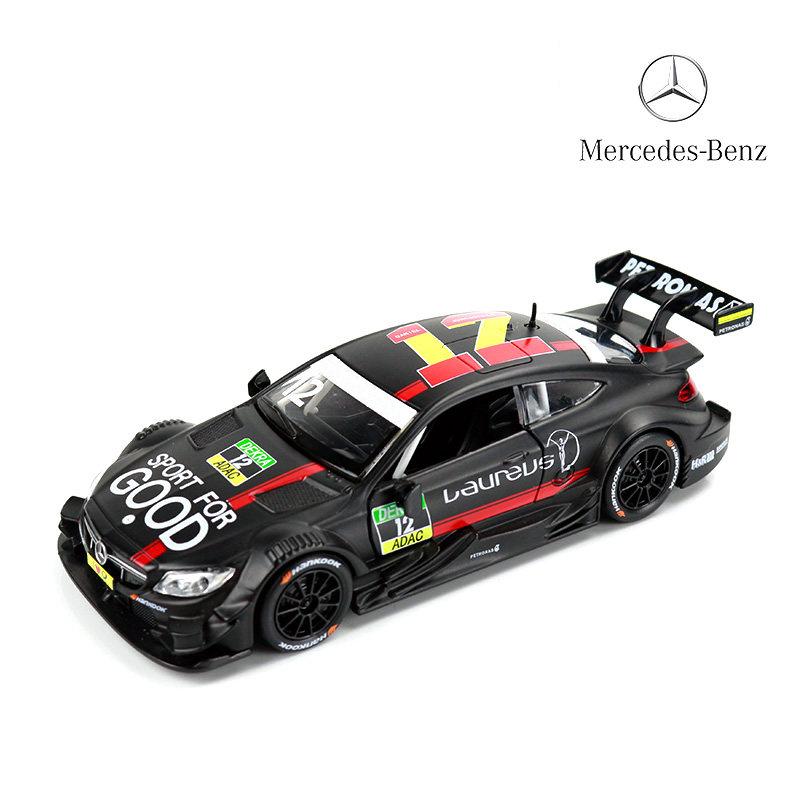 1/32 Mercedes-Benz C63 DTM Rally Car Alloy Car Die Cast Toy Car Model Sound and Light Toy Collectibles Birthday Gift