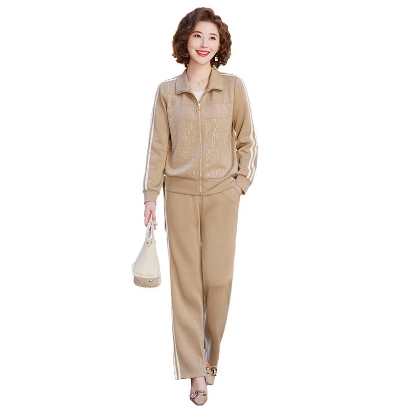 Yuzhaolin Women s Casual Sports Two-Piece Suit Y51K111 2XL