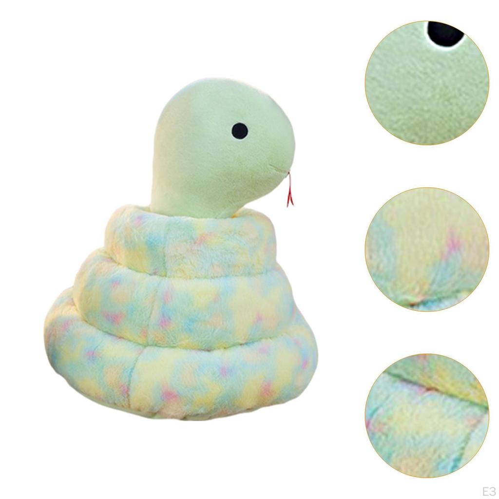 Snake Stuffed Animal Office Bedroom Living Room Cute Toy for Ornament