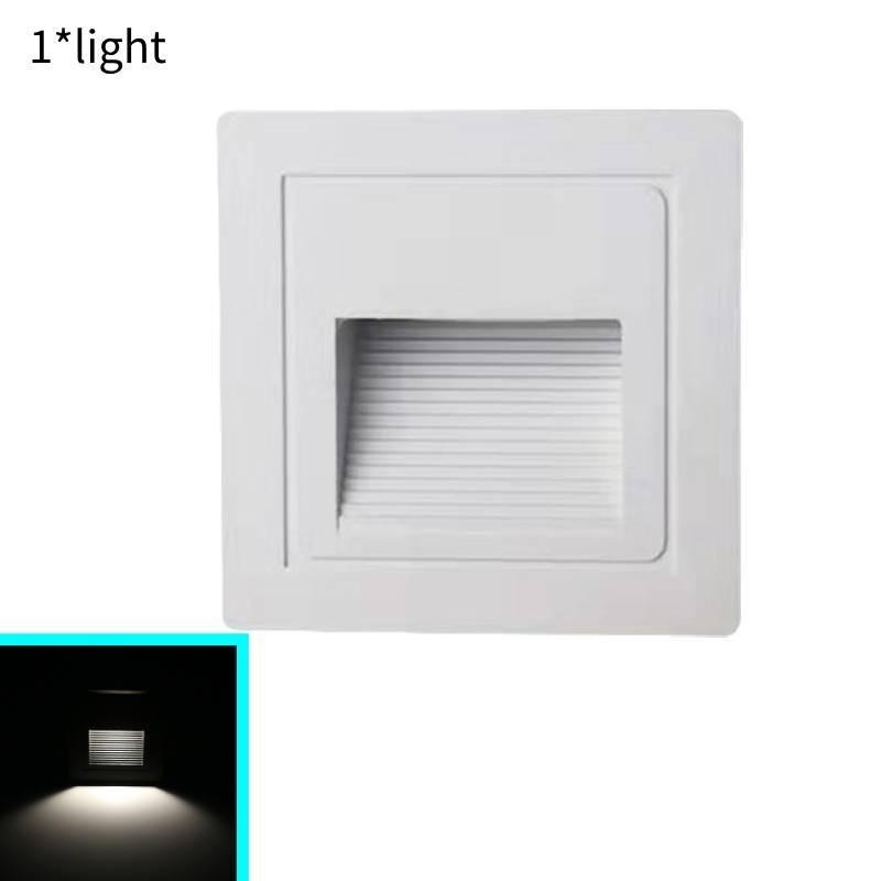 

Light Led 3w Corner Lamp Outdoor Waterproof Aluminum Stairs Courtyard Balcony White Cool