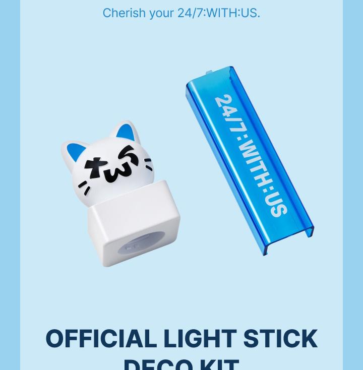 TWS OFFICIAL TOUR MERCH Light Stick Deco Kit