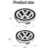 For VOLKSWAGEN VW 56/65mm VW Wheel Center Cap Hub Cover Badge Emblem Car Accessorie For Volkswagen VW Jetta Atlas Eos Caddy Beet