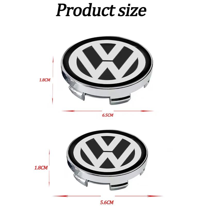 For VOLKSWAGEN VW 56/65mm VW Wheel Center Cap Hub Cover Badge Emblem Car Accessorie For Volkswagen VW Jetta Atlas Eos Caddy Beet