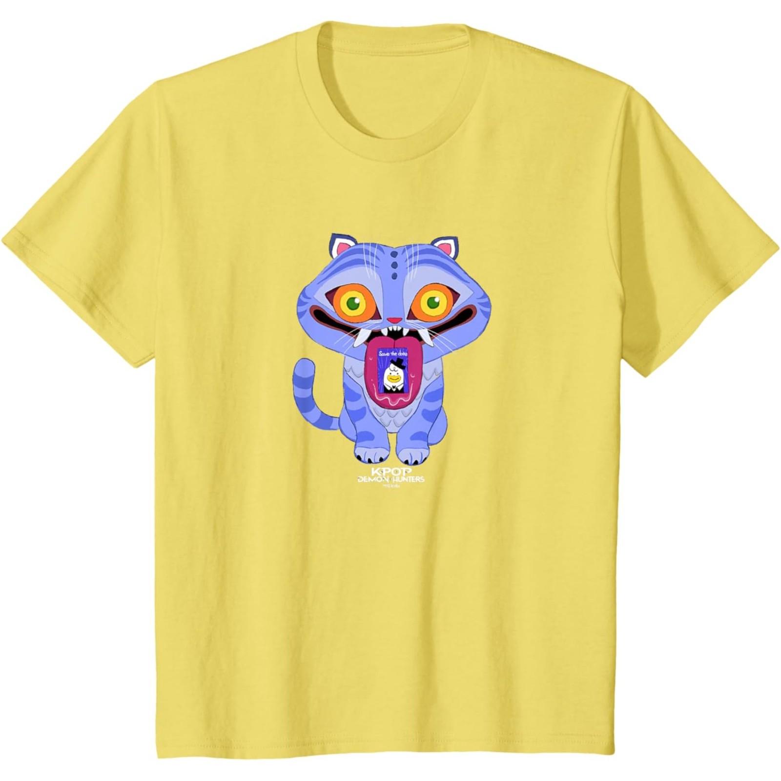 

Футболка с короткими рукавами и круглым вырезом для мальчиков и девочек 160 жёлтый