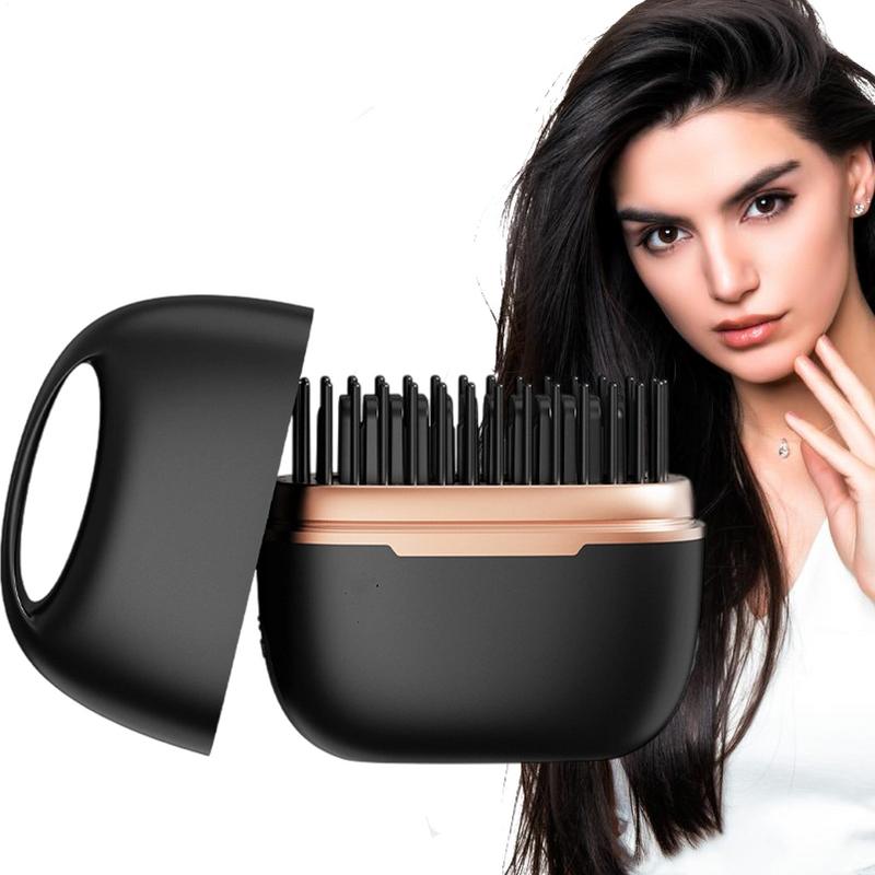 Small Hair Straightener Reliable Fast Heating Hair Straightener Straightening Brush Smooth Portable Straightening Brush For Dorm