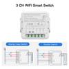 Tuya Wifi Smart Switch Module Smart Home DIY Breaker 1 2 3 4 Channel Supports 2 Way Control Voice Works with Alexa Google Alice