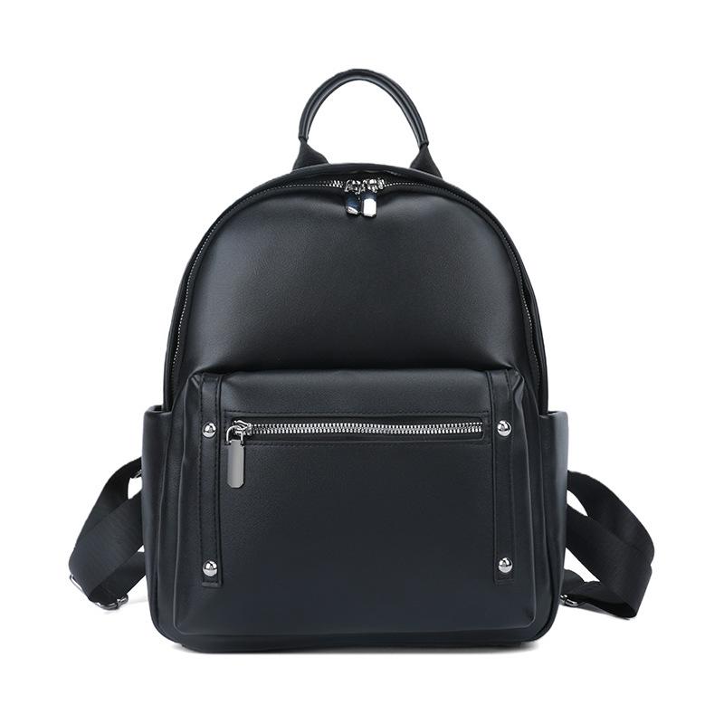 New Fashion PU Leather Versatile Large Capacity Backpack for Women, Backpack for College Students, Daily Travel Backpack