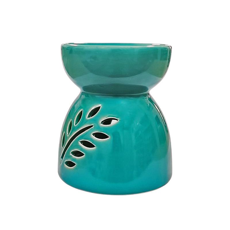 

Ceramic Fragrance Aromatherapy Stove Essential Oil Stove Large Capacity Aromatherapy Indoor Aromatherapy Pleasant Mood Ornament зелёный