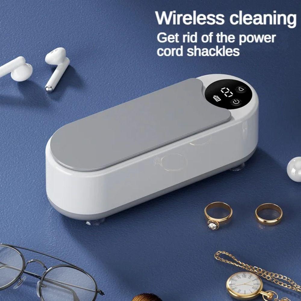 High Frequency Ultrasonic Cleaning Machine One-button Jewellery Stain Removal Machine  Girl Gift