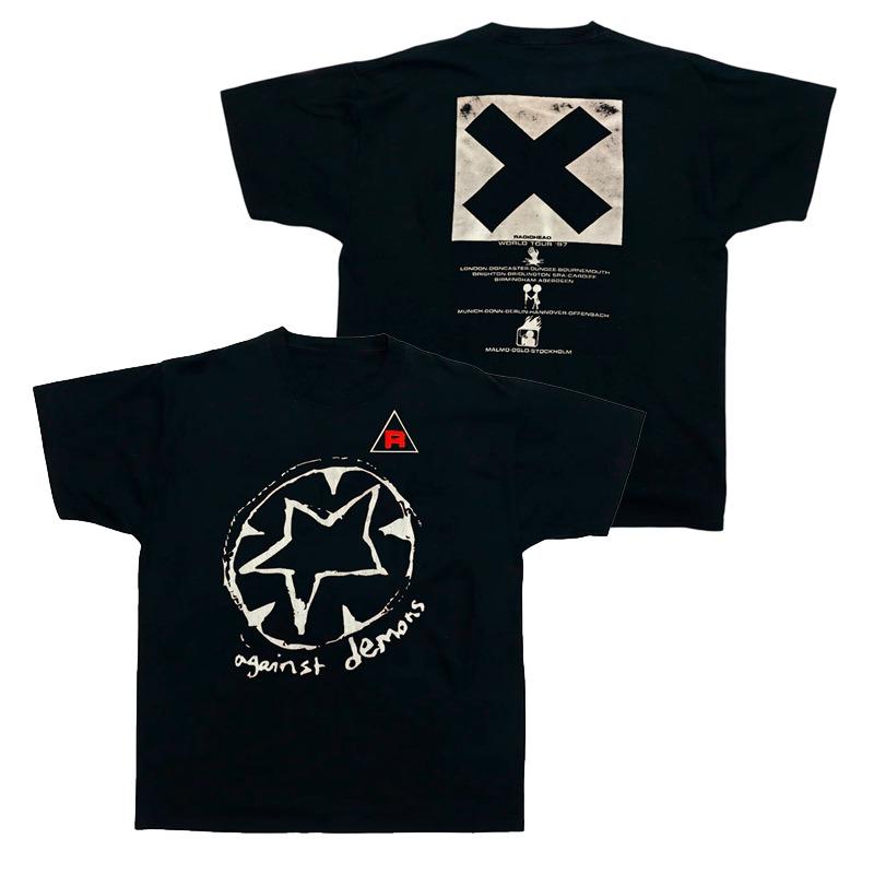 Fit Radiohead s Album  OK Computer  - A Simple Polyester Short-sleeved Men s T-shirt with The Album s Title Printed on It S