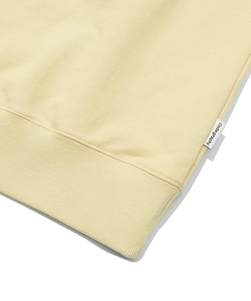 CGP Utility Function Oversized Sweatshirt_Light Yellow